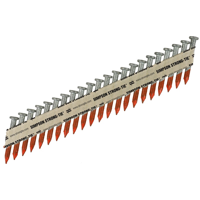 Simpson Strong-Tie 8DBRPT2500 8d(.131)X2-1/2IN BRT 33DEG PAPER 2500CT