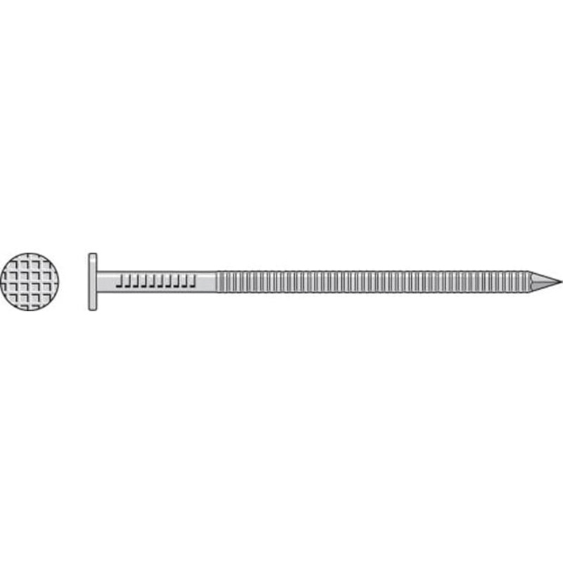 Simpson T8HPTD1 Preservative-Treated Wood Decking Nail, Ring Shank  2-1/2 in. x .131 in. Type 316 (1 lb.)