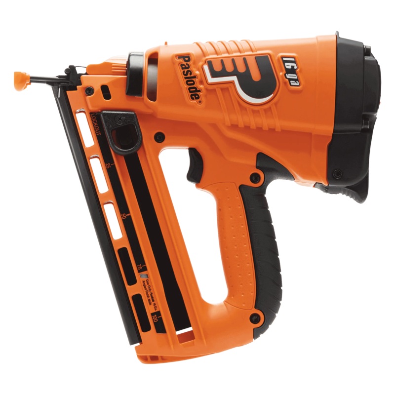 Paslode Reconditioned Cordless Finish Nailer, 902400, 16 Gauge Angled, Battery and Fuel Cell Powered, No Compressor Needed, Factory Refurbished