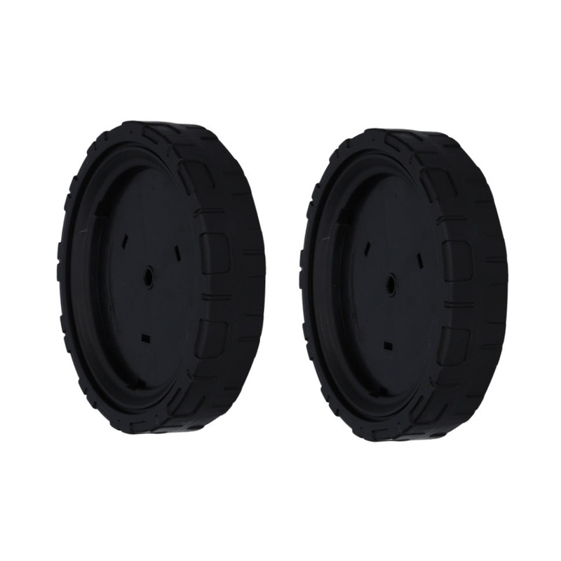Makita DA00000330 2x rueda de repuesto trasera para cortacsped a batera DLM 380 7,5" 2 piezas - sin tapa de rueda