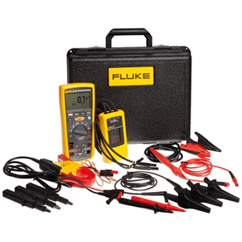 2-IN-1 Adv Motor & Drive Kit w/i400 Current Clamp & 9040 Phase Rotation Indicator - IC-FLUKE-1587 MDT