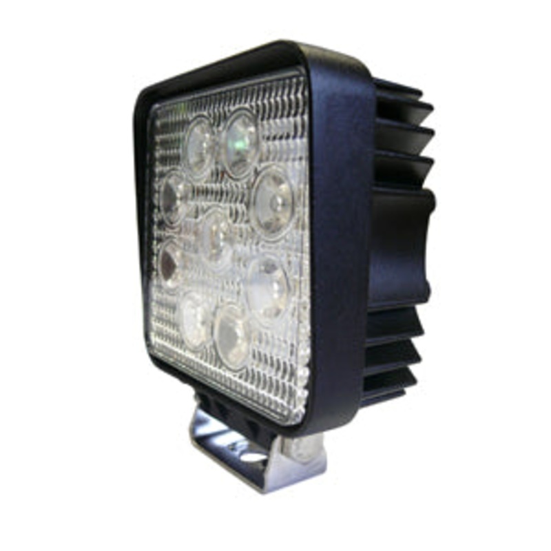 Qesta 27W Led Square Aluminium Work Light