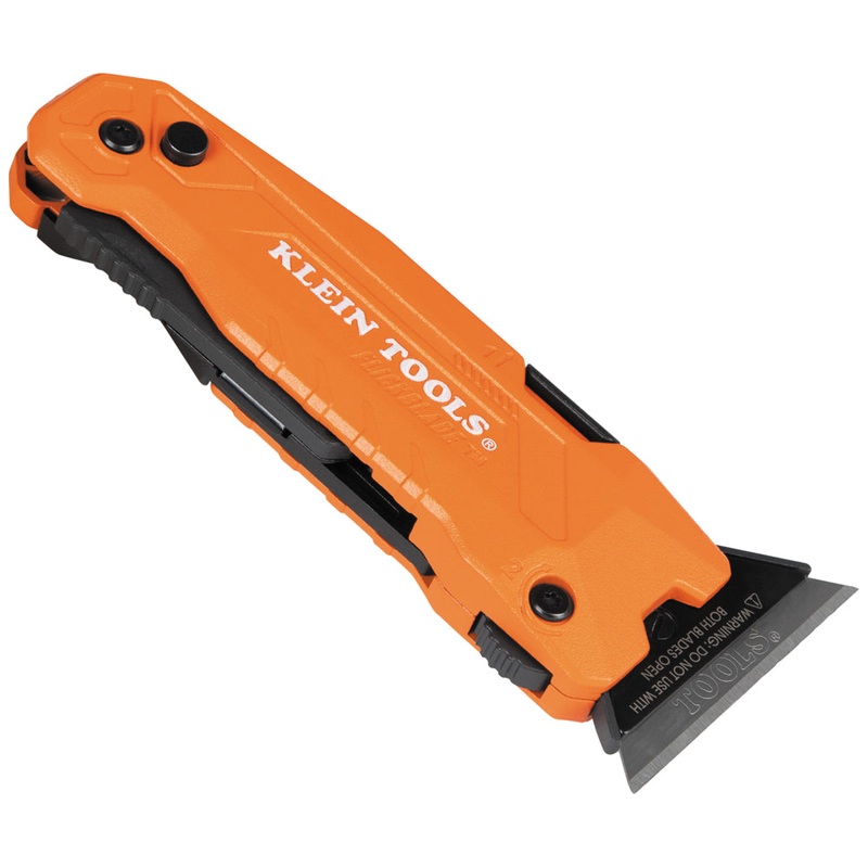 FLICKBLADE 2-in-1 Utility Knife / Scraper with Blade Storage