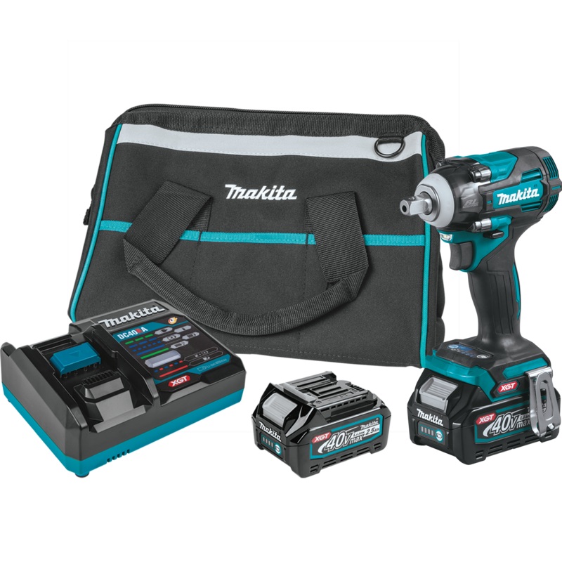 40V max XGT Brushless Cordless 4Speed 1/2" Sq. Drive Impact Wrench Kit w/ Detent Anvil (2.5Ah)
