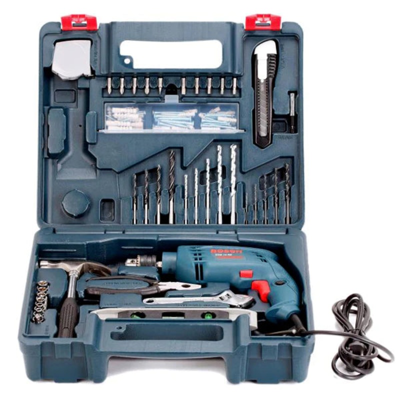 Bosch GSB10RE Professional Impact Drill Set with Hand Tools and Accessories | Model : B-GSB10RE