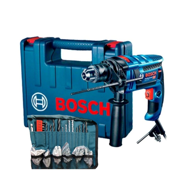 Bosch GSB16RE 750W Professional Impact Drill (With EXTRA 100 Accessories) | Model : B-GSB16RE