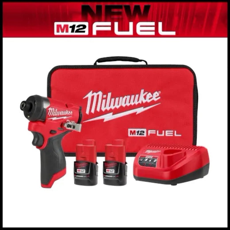 M12 FUEL 1/4" Hex Impact Driver Kit