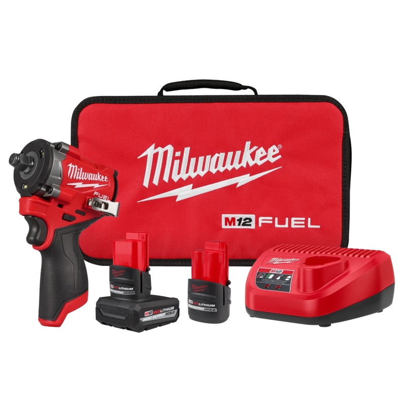 M12 FUEL Stubby 1/2" Impact Wrench Kit