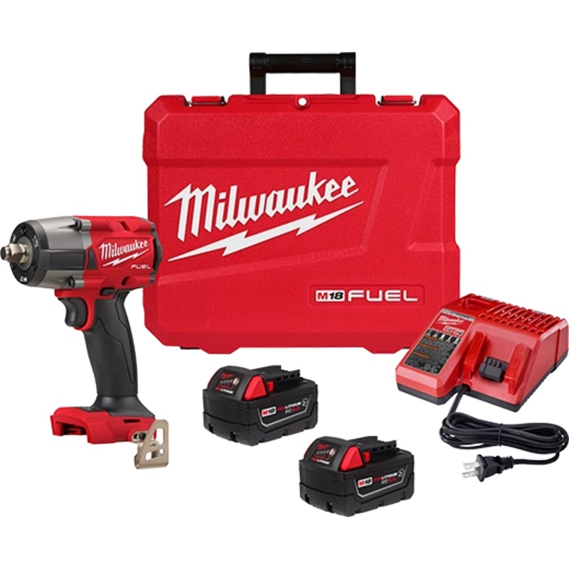 M18 FUEL 1/2 " Mid-Torque Impact Wrench w/ Friction Ring Kit
