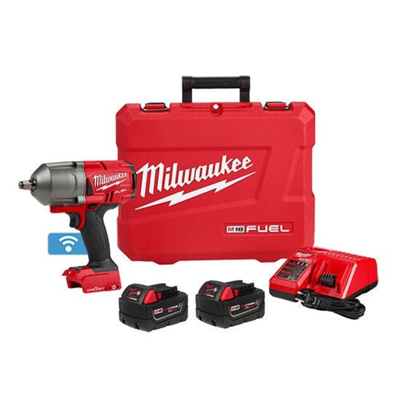 M18 FUEL w/ ONE-KEY High Torque Impact Wrench 1/2" Friction Ring Kit