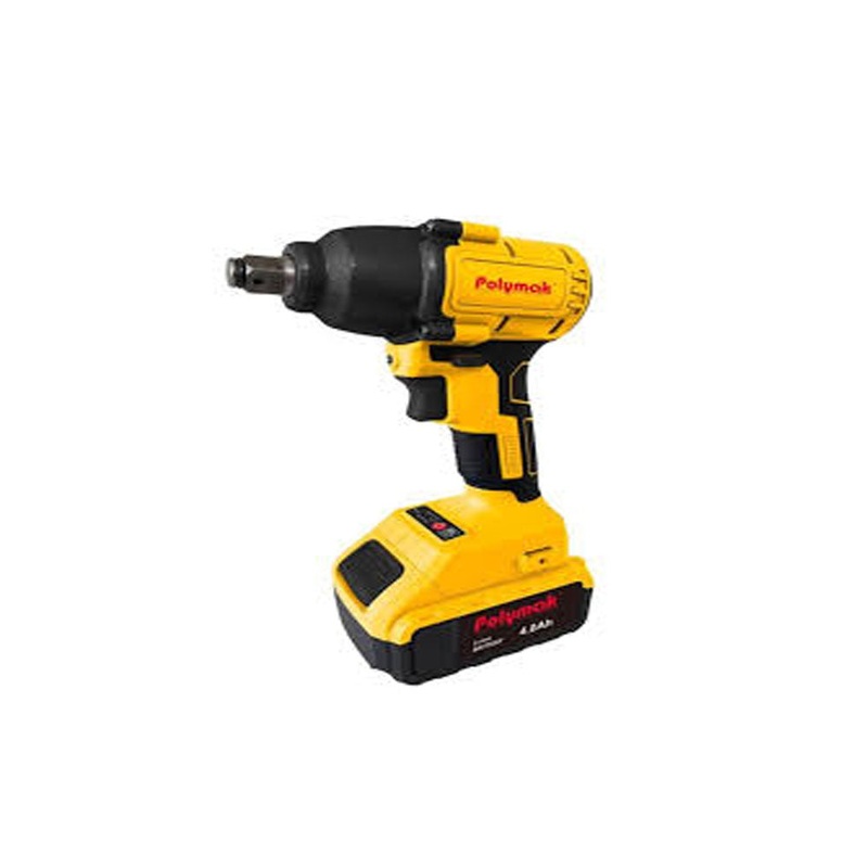 POLYMAK CORDLESS IMPACT WRENCH PM-CIW-18V-2BL (1/2")