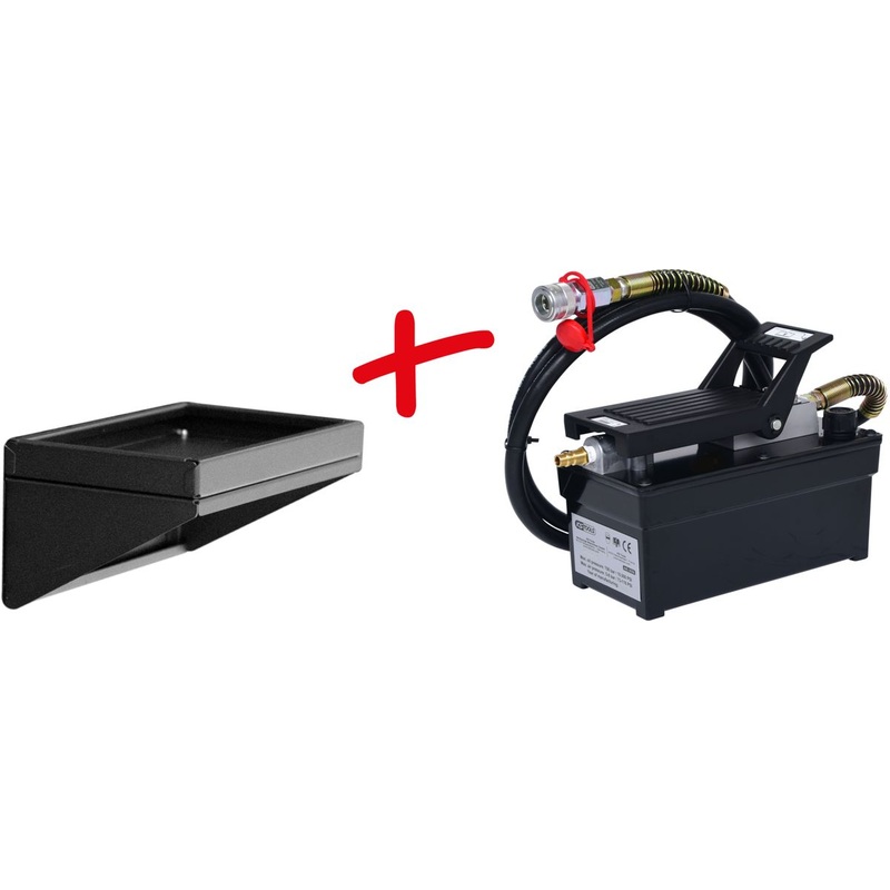 Juego de bomba hidrulica KS TOOLS con estante para P40, 4 piezas ( 440.9004 )