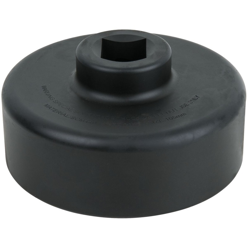 KS TOOLS Llave para tuercas de eje de 1", hexagonal, corta, 105 mm ( 460.0245 )