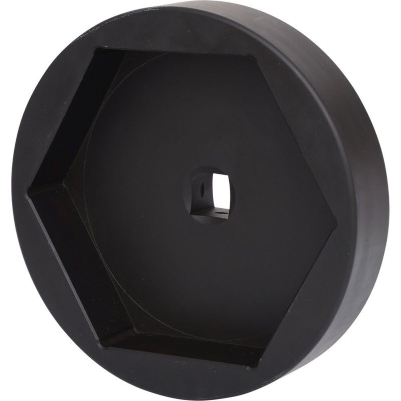 KS TOOLS Llave para tuercas de eje de 1", hexagonal, corta, 175 mm ( 460.0320 )