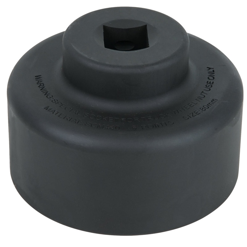 KS TOOLS Llave para tuercas de eje de 3/4", hexagonal, corta, 80 mm ( 460.0060 )