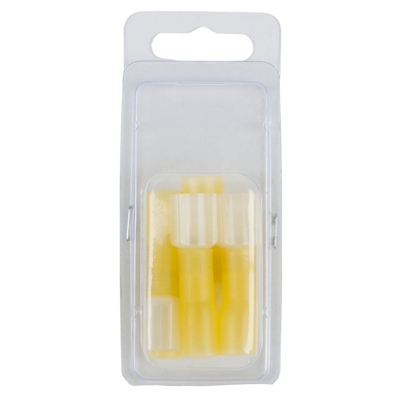 Surtido de conectores de crimpado aislados KS TOOLS, amarillo, AWG12-10, enchufe de 6 piezas ( 970.0660 )