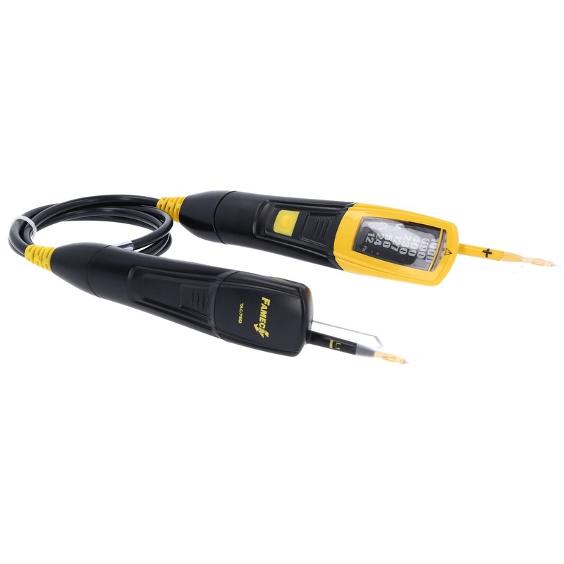 Comprobador de tensin KS TOOLS con aislamiento protector, bipolar, con alarma acstica, 12-1000 V ( 117.0205 )