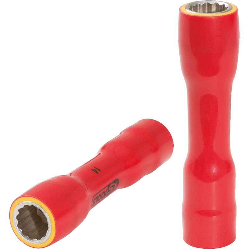 KS TOOLS Vaso de 3/8" con aislamiento protector, XL, 19 mm ( 117.3859 )
