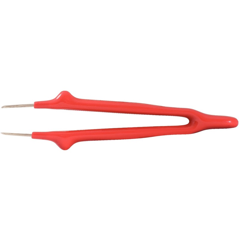 Pinzas KS TOOLS con aislamiento protector, rectas, 15,5 mm ( 117.1629 )