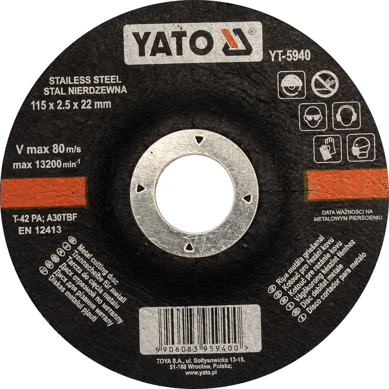 YATO YT-5940 INOX CUTTING DISC