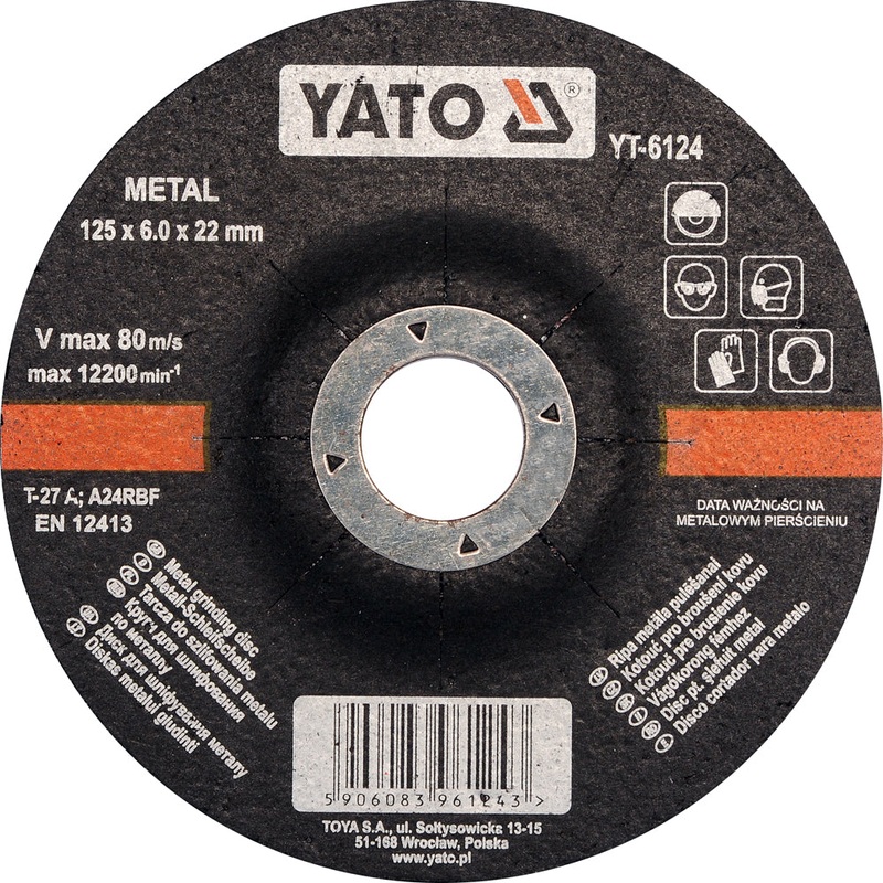 YATO YT-6124 Metal grinding disc