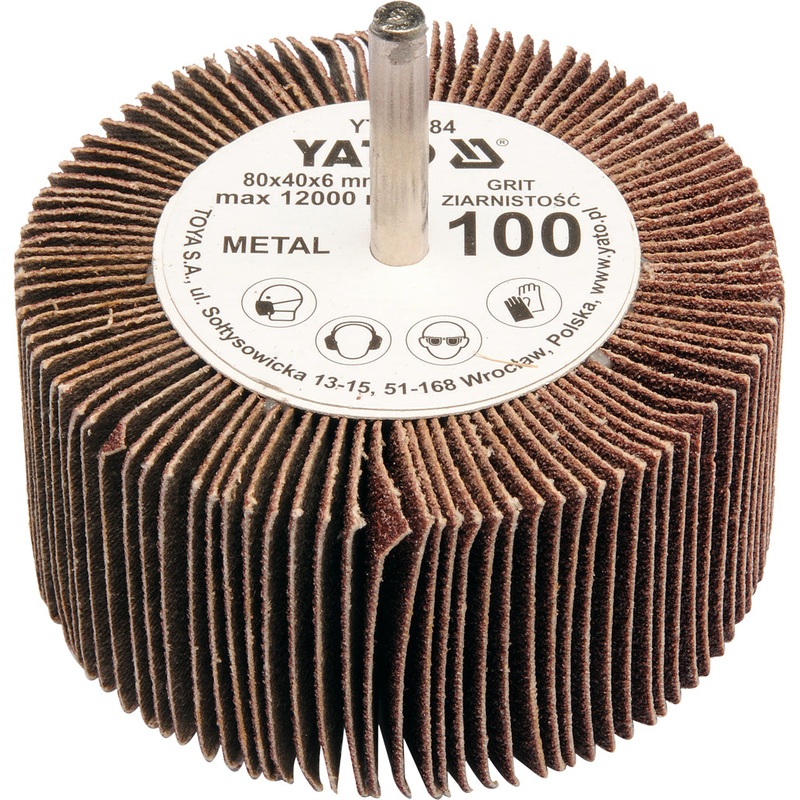 YATO YT-83381 FLAP WHEEL WITH SHAFT