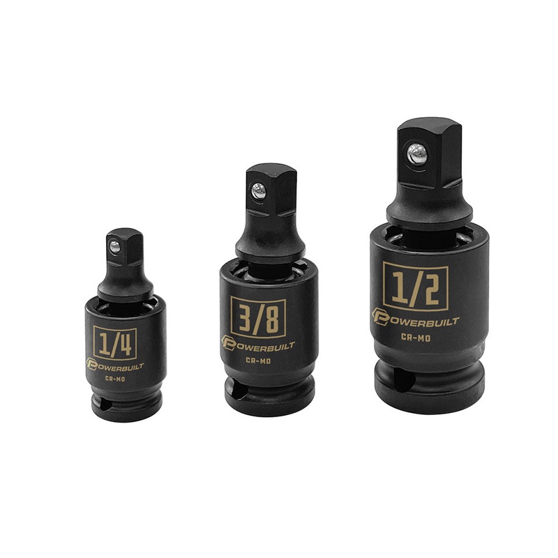 3pc Impact Universal Joint Set