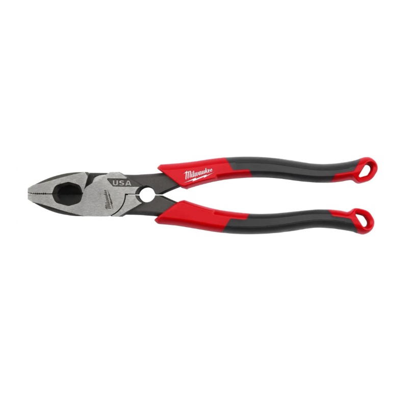 9" Lineman's Comfort Grip Pliers w/ Thread Cleaner (USA)
