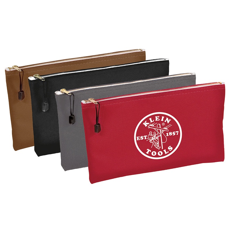4-PK ZIPPER BAGS - ASST COLORS