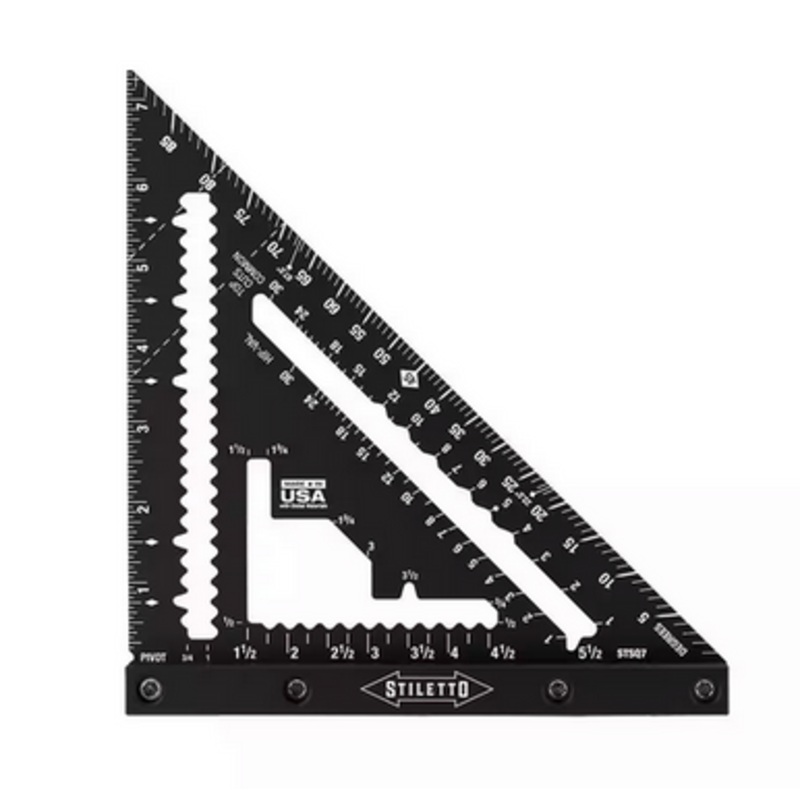 7" Stiletto Carpenter Square