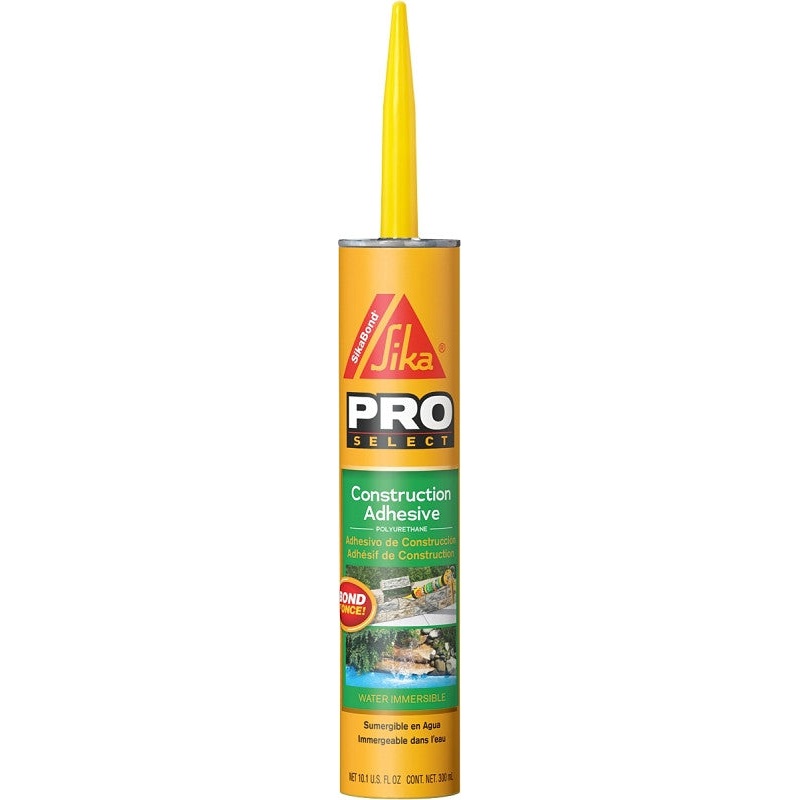 10.1 fl. oz. SikaBond Construction Adhesive Heavy Duty Multipurpose Elastic Polyurethane