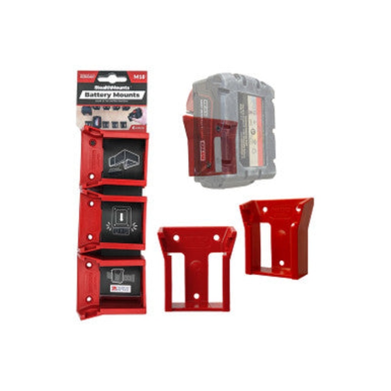 Battery Mounts To Suit Milwaukee M18