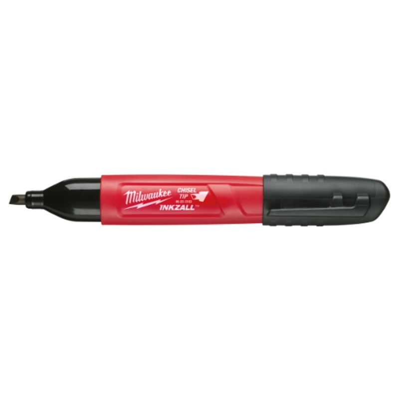 INKZALL Black Chisel Tip Markers