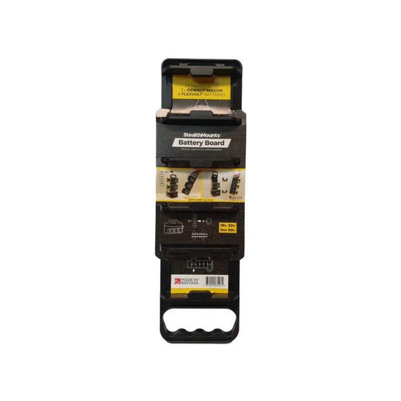 Stealth Mounts DeWalt Battery Board with Handle