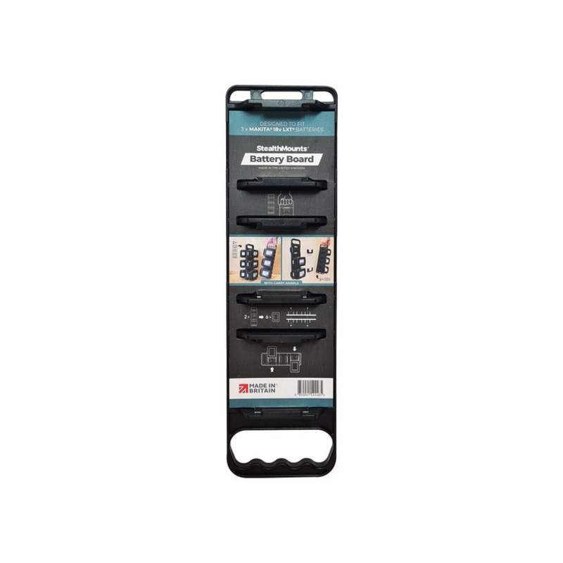 StealthMounts Battery Board with Handle For Makita 18v LXT Battery