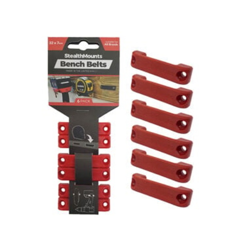 Stealthmounts Bench Belt 6pk Red