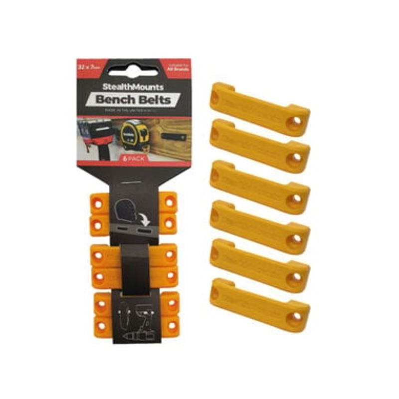 Stealthmounts Bench Belt 6pk Yellow
