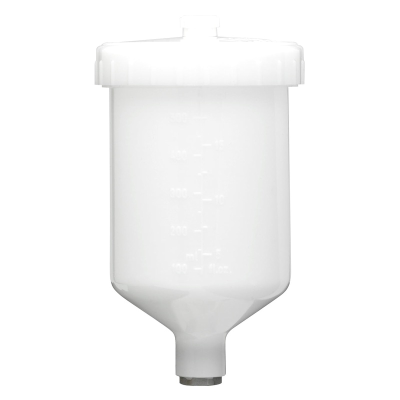 Iwata 2spray Gravity Pot Nylon 600ml For W400 / Pcg.6pm