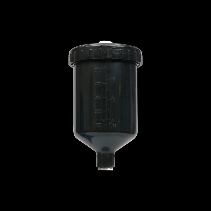 Iwata Gravity Pot Black 600ml Pcg.6pm-S1 For W400